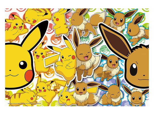 ジグソーパズル ポケモン ピカチュウ イーブイがいっぱい 80ピース 38cm X 26cm ジグソーパズル ポケモン ピカチュウ イーブイがいっぱい 80ピース 38cm X 26cm