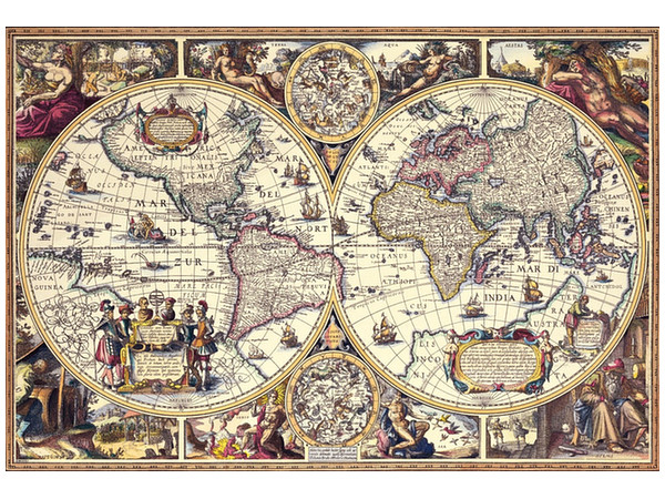 ジグソーパズル アンティークマップ 1000ピース | HLJ.co.jp