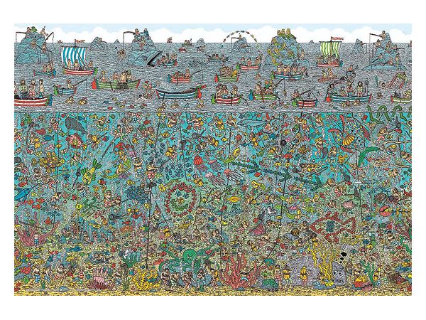 ジグソーパズル ウォーリーをさがせ Where S Wally 深海のダイバー 1000ピース No 81 731 380mm X 260mm ジグソーパズル ウォーリーをさがせ Where S Wally 深海のダイバー 1000ピース No 81 731 380mm X 260mm