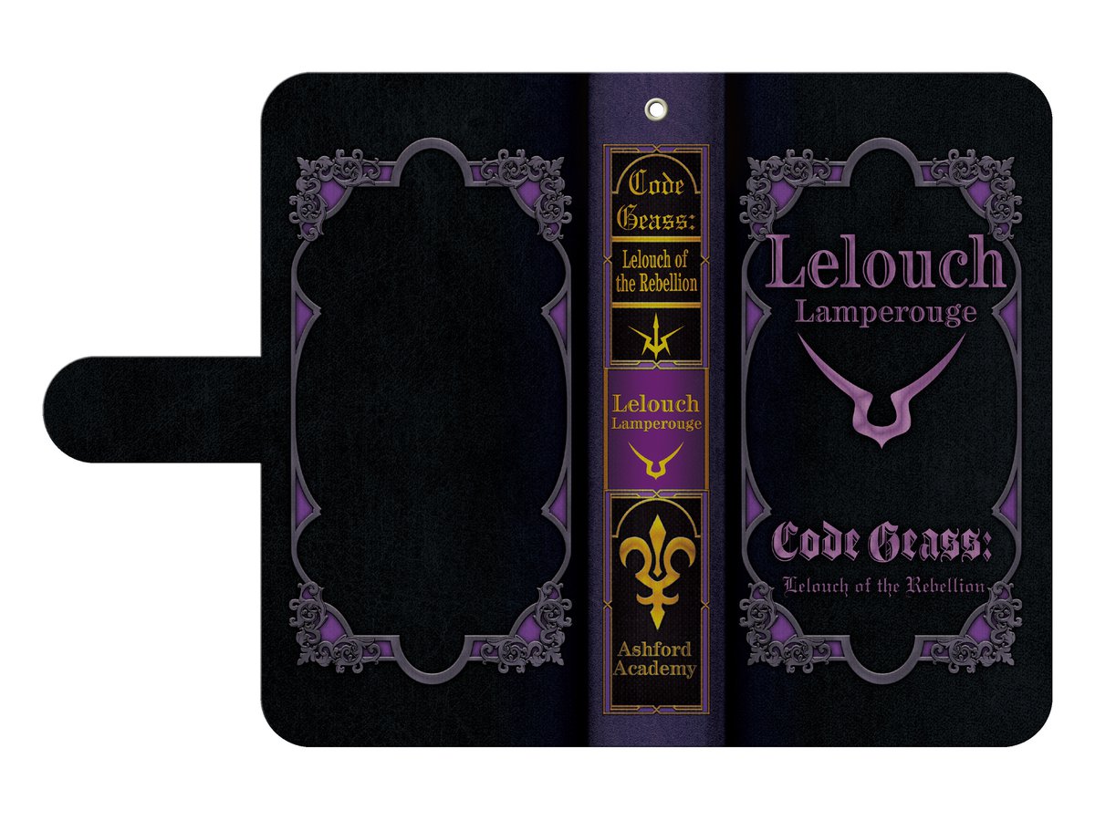 コードギアス 反逆のルルーシュ 両面印刷手帳型スマホケース