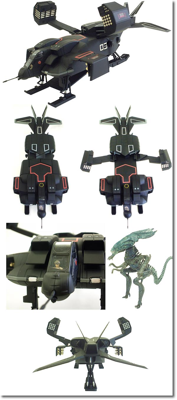 1/72 新世紀合金 ドロップシップ 03 ブラックバージョン | HLJ.co.jp
