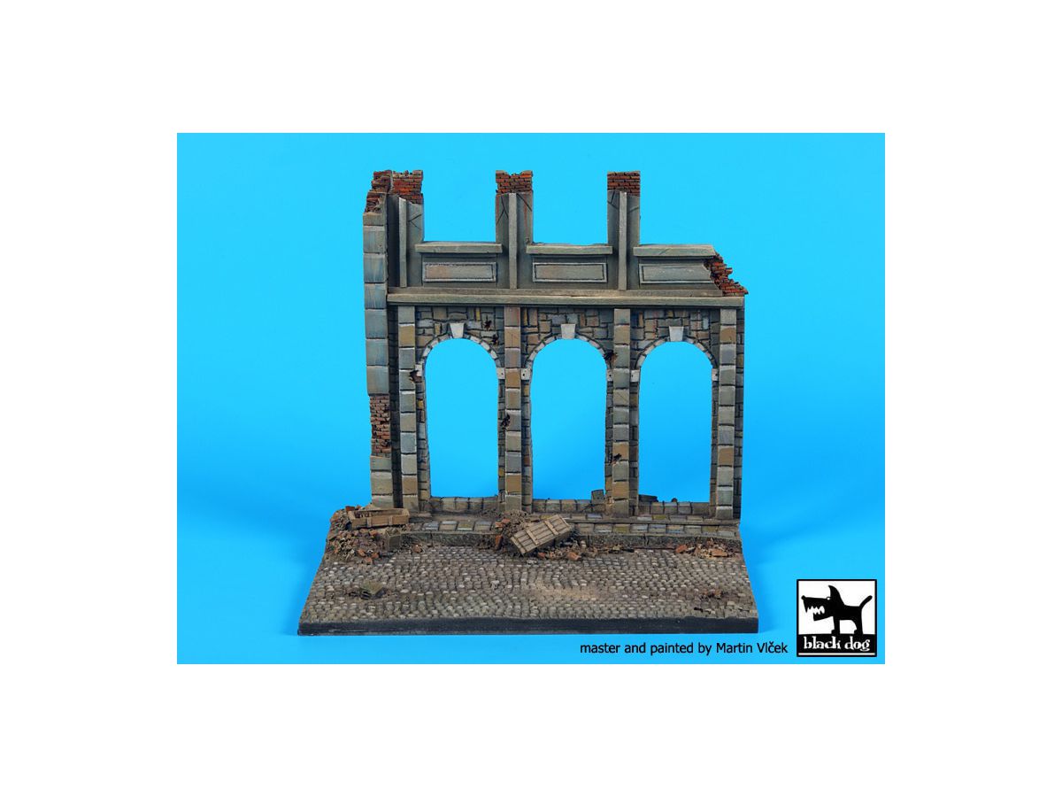 1/48 ヨーロッパの住宅の廃墟 ジオラマベース | HLJ.co.jp