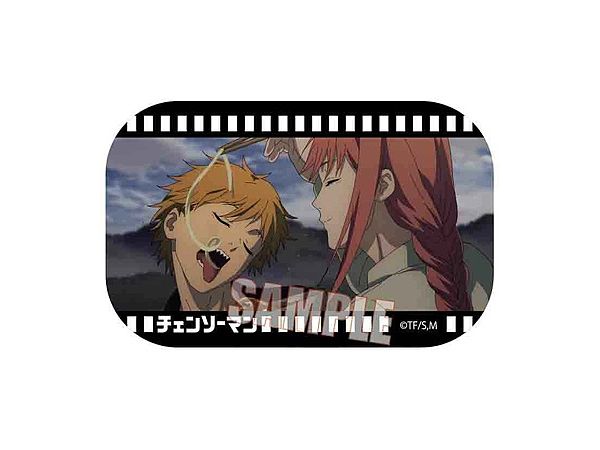 チェンソーマン メモリーズスクエア缶バッジ/デンジ&マキマA