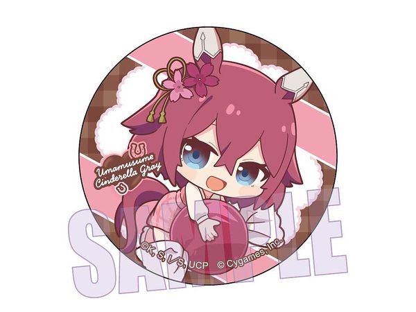 アニメ ウマ娘 シンデレラグレイ: 缶バッジ サクラチヨノオー
