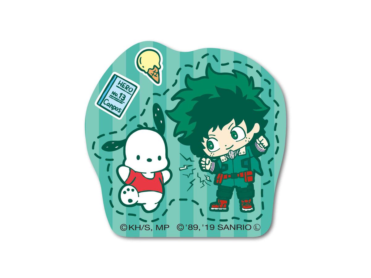 シール 僕のヒーローアカデミア X サンリオキャラクターズ 緑谷出久 X ポチャッコ By ベルハウス ホビーリンク ジャパン