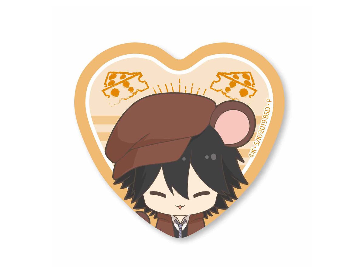 きゃらっちゅ! ハート缶バッジ 文豪ストレイドッグス/江戸川乱歩