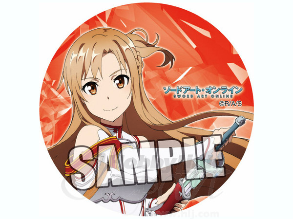 ソードアート・オンライン アスナ 缶バッジ ソードアート・オンライン」缶バッジ デザイン18(アスナ/H)