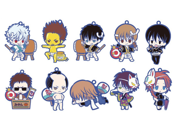 銀魂 ラバーストラップ 夏を楽しもうぜ Ver 1 Box 10pcs By ブロッコリー ホビーリンク ジャパン 銀魂 ラバーストラップ 夏を楽しもうぜ Ver 1 Box 10pcs By ブロッコリー ホビーリンク ジャパン