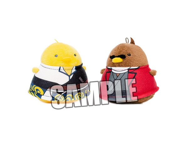 銀魂 ぬいぐるみ サンリオ おまんじゅうにぎにぎマスコット 桂エリザベス高杉定春 銀魂×Sanrio characters KIHEITAI×GO むにゅぐるみS(万斉