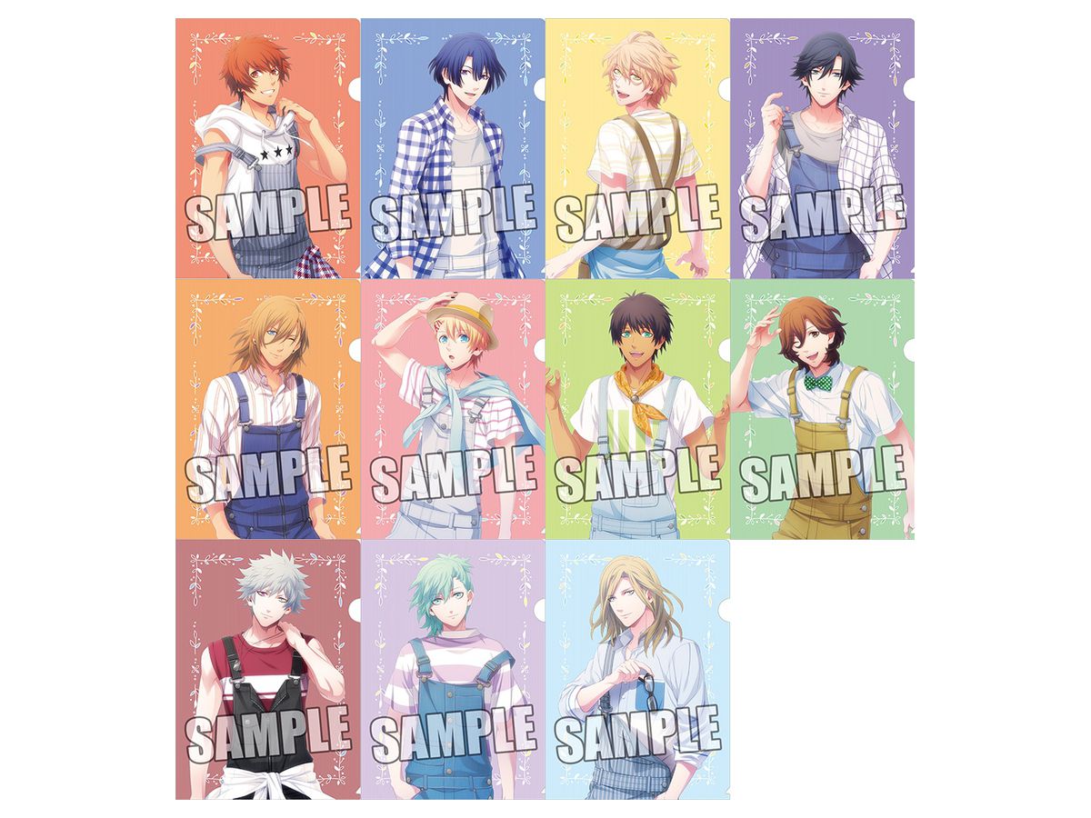 うたプリ A5クリアファイル ポストカード付き Fresh Shower 1Box 12pcs 