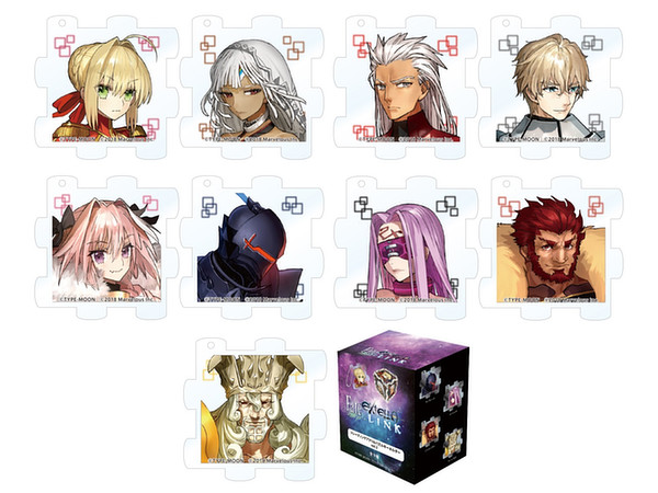 Fate/EXTELLA LINK トレーディングアクリルパズルキーホルダー #2 1Box