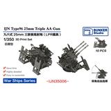 1/350 日本海軍 九六式二十五粍 三連装機銃 (LPR照準器) (後期型