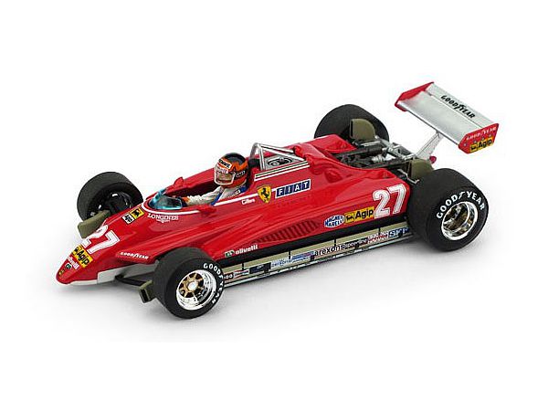 1/43 フェラーリ 126C2 1982年ブラジルGP #27 GILLES VILLENEUVE