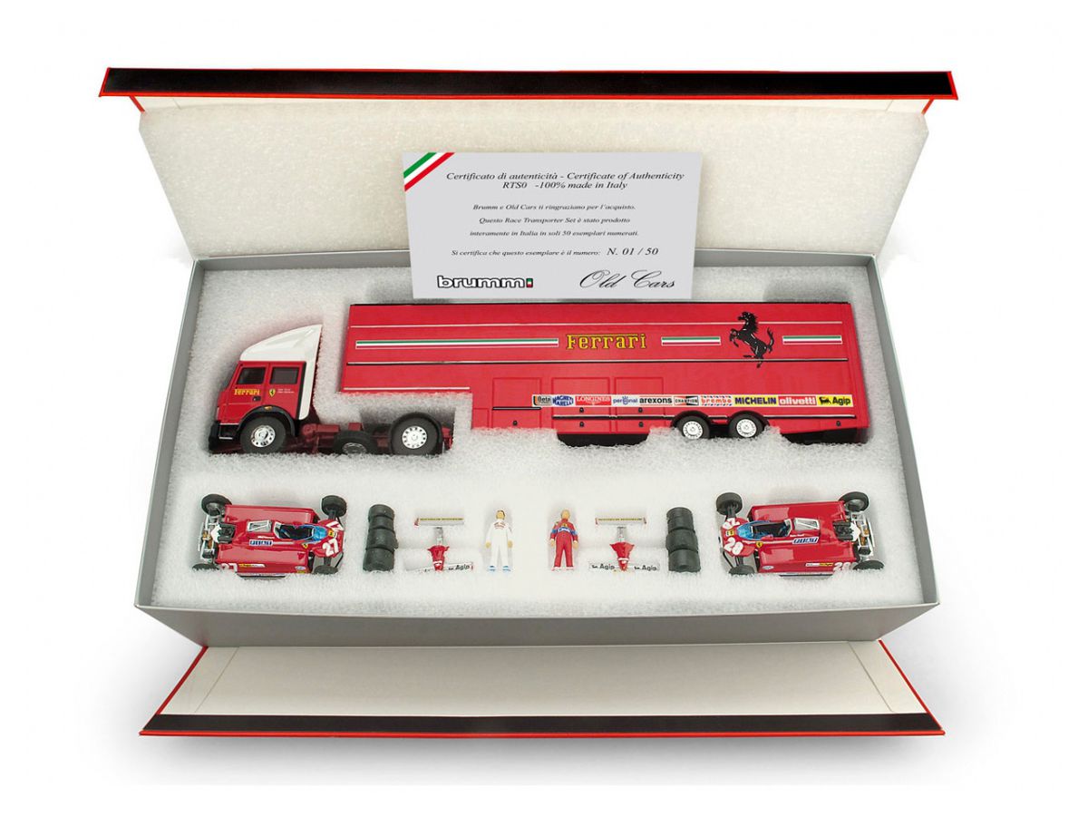 1⁄43 Iveco Stralis Race Car Transporter Scuderia Ferrari 1/43