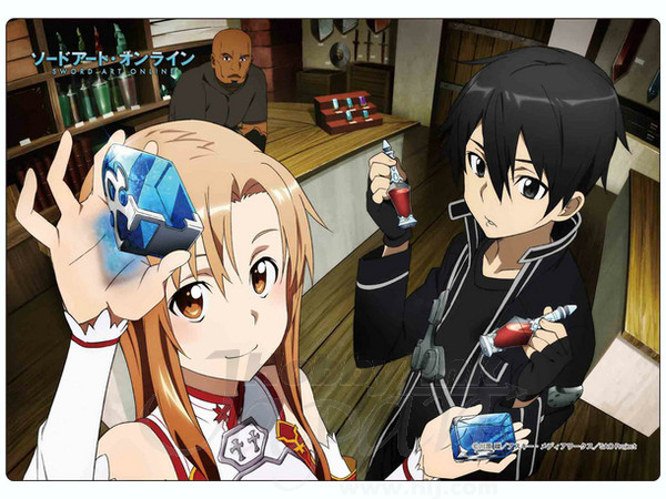 SAO ソードアート・オンライン プレイマット キリト＆アスナ Amazon