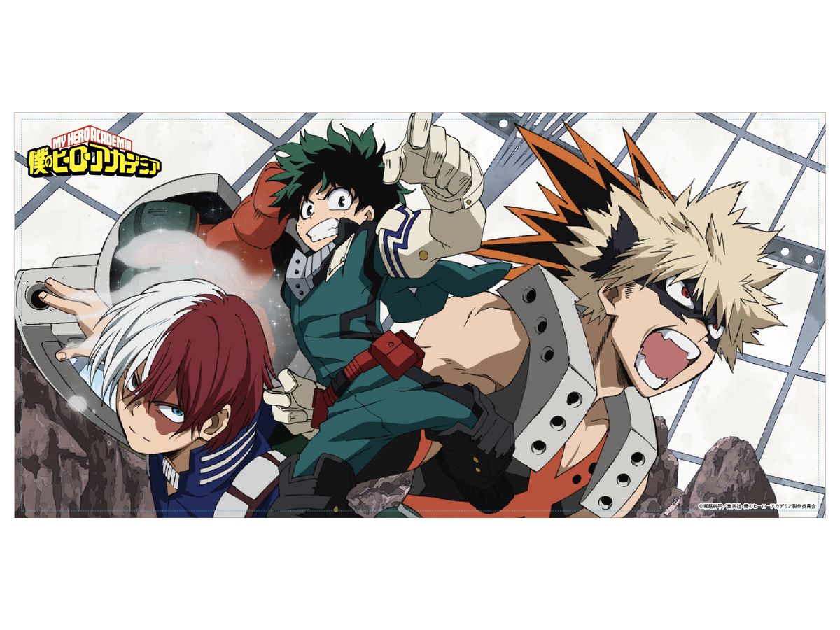 僕のヒーローアカデミア バスタオル 緑谷 爆豪 轟 By キャラアニ ホビーリンク ジャパン