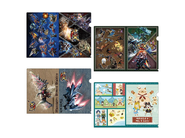 モンスターハンター ダブルクロス A4クリアファイル (第2弾) セット