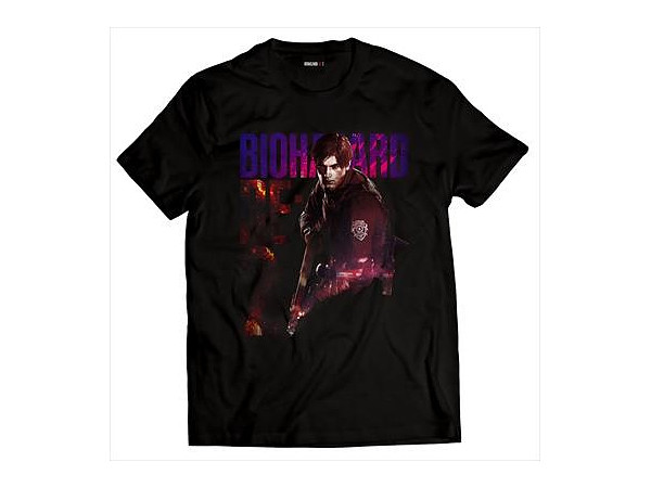 バイオハザード RE:2 Tシャツ レオン・S・ケネディ 黒 M | HLJ.co.jp