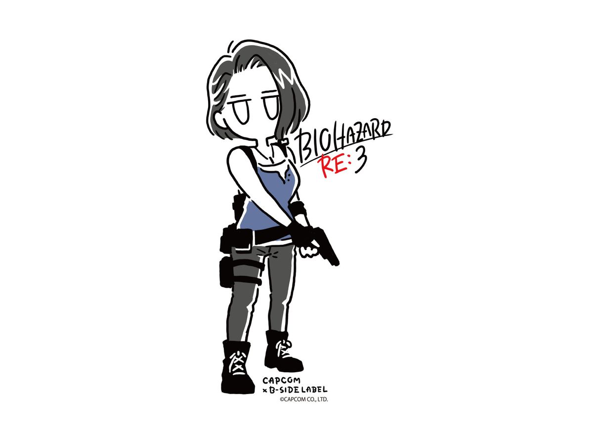 バイオハザード Capcomxb Side Labelステッカー ジル ラインアート By カプコン ホビーリンク ジャパン