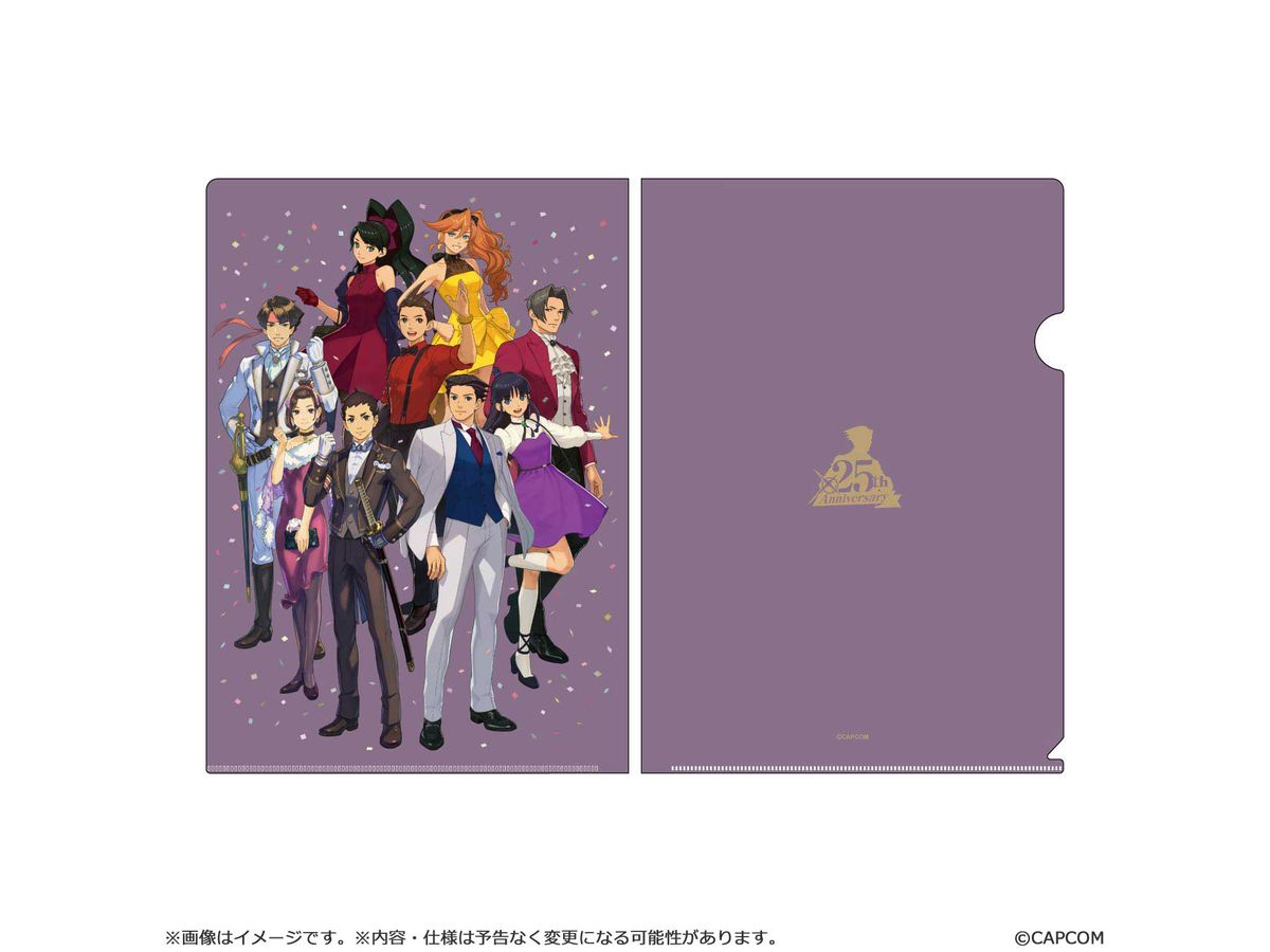 逆転裁判25周年: メインビジュアル クリアファイル | HLJ.co.jp