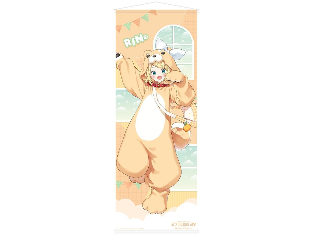 初音ミク 39Culture 2023 COSPLAY 等身大タペストリー / 鏡音リン