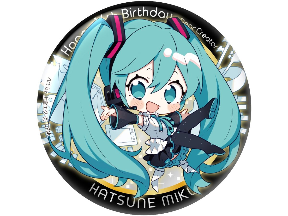初音ミク Happy 16th Birthday Dear Creators 缶バッジ/初音ミク 16th