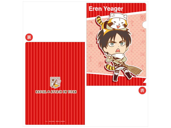 ラスカル X 進撃の巨人 A5クリアファイル 3種セット Ver 1 ラスカル X 進撃の巨人 A5クリアファイル 3種セット Ver 1