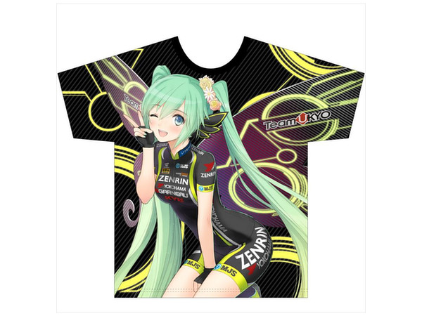 レーシングミク 17 Team Ukyo 応援ver フルグラフィックtシャツ Mサイズ By キャラバン ホビーリンク ジャパン