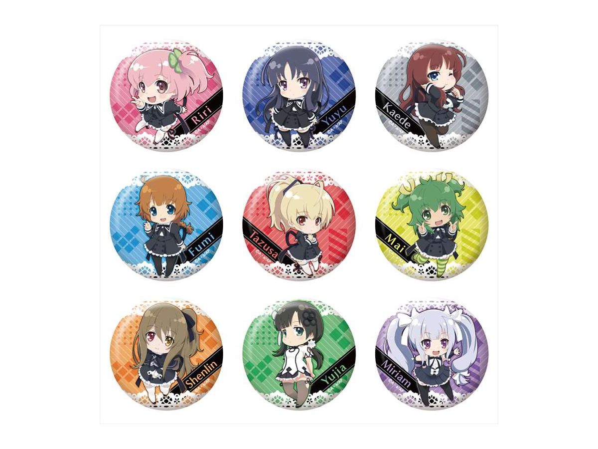 アサルトリリィ BOUQUET トレーディングきらきら缶バッジ 1Box 9pcs