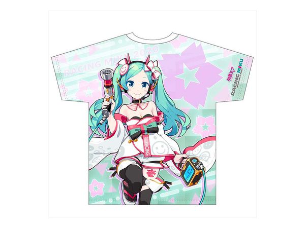 【新品】初音ミク レーシングミク 2020 フルグラフィックtシャツ Msize レーシングミク 2020 Tropical Ver. フルグラフィックTシャツ