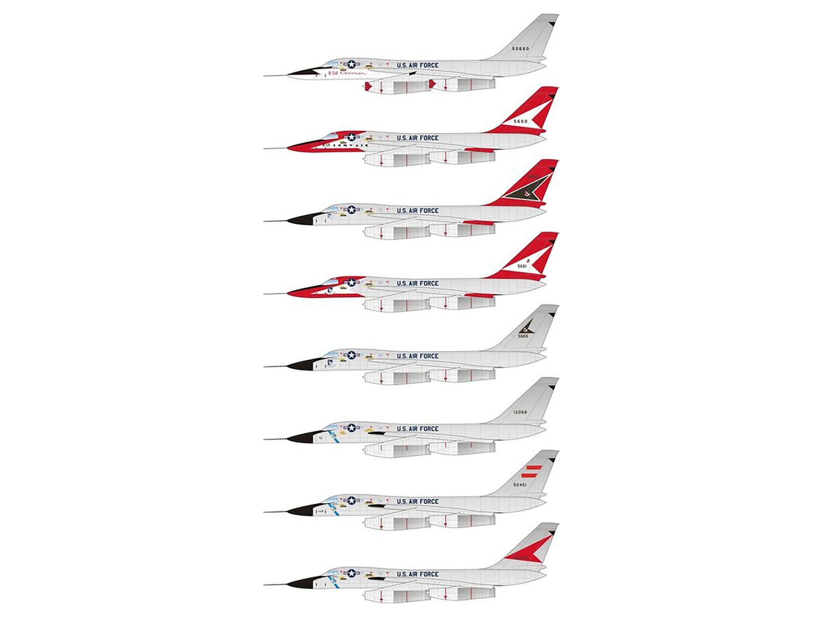 1/72 アメリカ空軍 B-58 ハスラーデカール | HLJ.co.jp