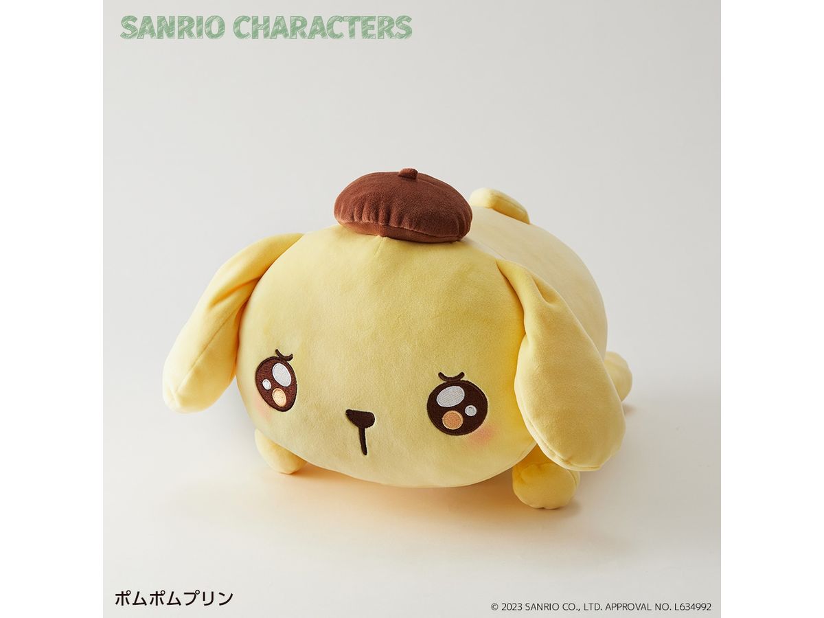 ポムポムプリン　マスコット　うるうる 全ポムポムプリン好きに送るクエスチョン。王道可愛い・おめめウルウル