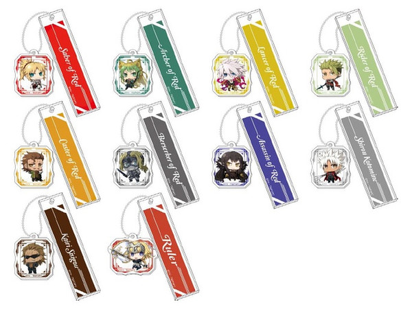 Fate/Apocryphaトレーディングルームキーホルダー赤の陣営　BOX Fate/Apocrypha ルームキーホルダー 赤の陣営 1Box 10pcs | HLJ