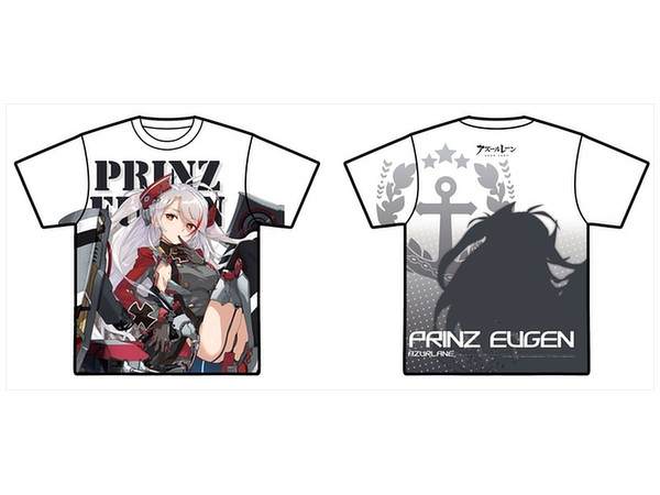 アズールレーン フルグラフィックTシャツ プリンツ・オイゲン Lサイズ