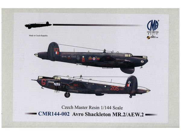 プラモデル　1/144 アブロ シャクルトン MR.1/MR.1A/T.4 レジンキット [144003] Amazon.co.jp: CMR 144003 1/144 アブロ シャクルトン MR.1/MR1A