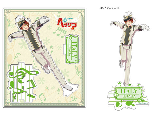 ヘタリア The Beautiful World アクリルフィギュア 01 イタリア ヘタリア The Beautiful World アクリルフィギュア 01 イタリア