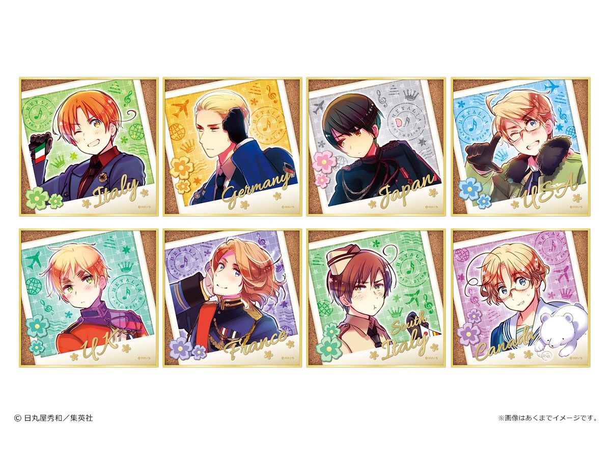 ヘタリア World Stars トレーディングミニ立色紙 1Box 8pcs | HLJ.co.jp