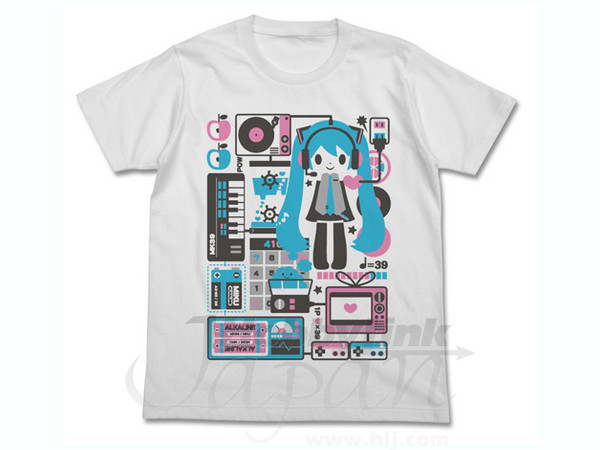 再入荷のおすすめ最新情報 オカヒジキ 007 初音ミク T HLJ.co.jp | XL ホワイト シャツパック ミュージシャン