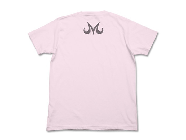ドラゴンボール改 魔人ブウフェイス Tシャツ ライトピンク S ドラゴンボール改 魔人ブウフェイス Tシャツ ライトピンク S