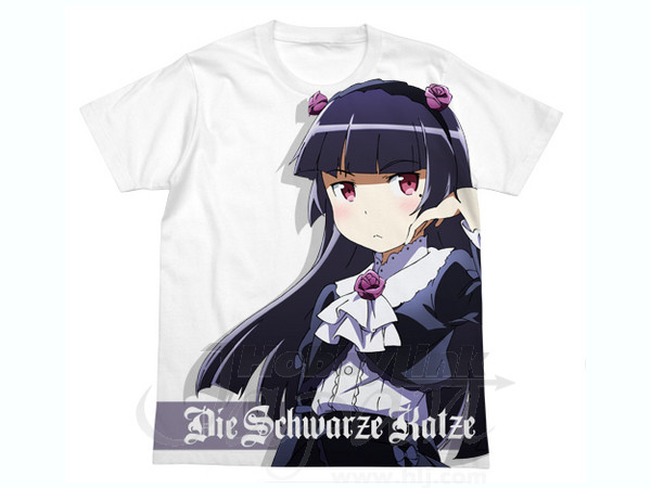 黒猫フルグラフィックTシャツ 黒猫 フルグラフィック T シャツ ホワイト XL | HLJ.co.jp