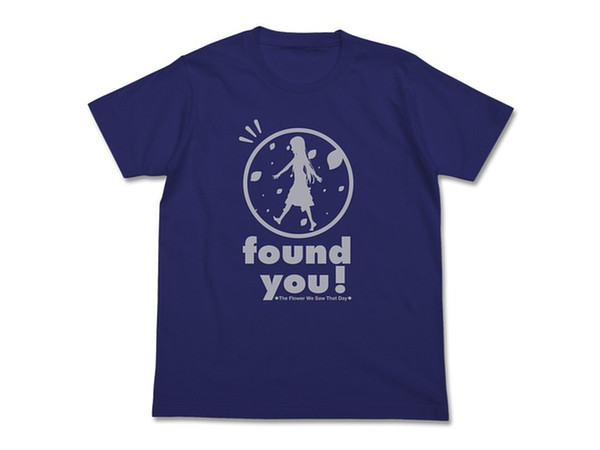 劇場版 あの花 めんま みーつけた Tシャツ ナイトブルー Xl By コスパ ホビーリンク ジャパン