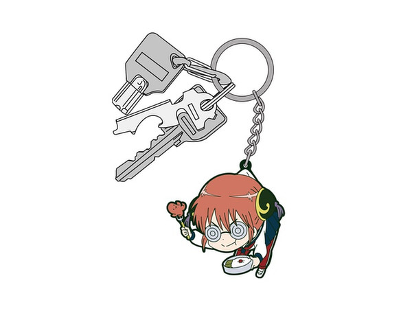 銀魂 志村新八 つままれキーホルダー 3年Z組Ver. (キャラクターグッズ