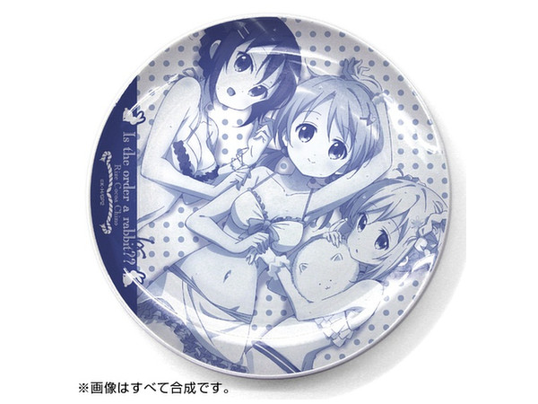 ご注文はうさぎですか？？ココア・リゼ・チノ盛り皿 ご注文はうさぎですか??ココア・リゼ・チノ盛り皿 ご注文はうさぎ