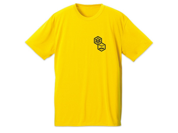 ワンピース ハートの海賊団ロゴ ドライtシャツ Canary Yellow S By コスパ ホビーリンク ジャパン ワンピース ハートの海賊団ロゴ ドライtシャツ Canary Yellow S By コスパ ホビーリンク ジャパン