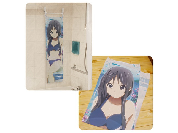 1*d様 秋山澪 タオル グッズ: けいおん！ 秋山澪ボディウォッシュタオル: コスパ