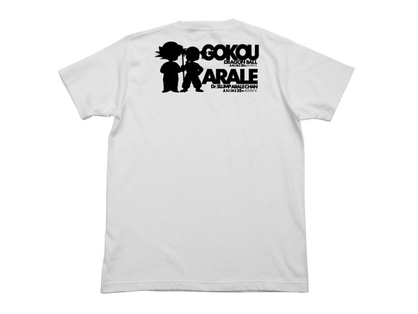 Dr.スランプ アラレちゃん x ドラゴンボール: アラレTシャツ/WHITE-S 