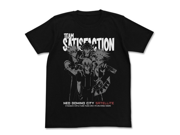 遊戯王5D's: チームサティスファクション Tシャツ/BLACK-L | HLJ.co.jp