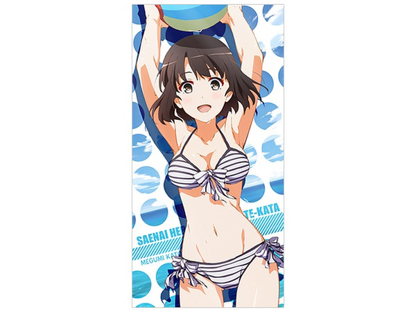 8日迄値下げ正規品 冴えない彼女の育てかた　フルグラフィックビッグタオル 冴えない彼女の育てかた タオルケット 冴えない彼女の育てかた 原作