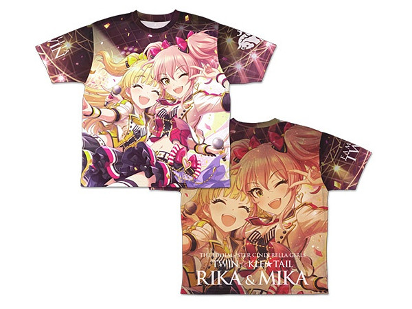 デレマス: Twinくるっテール 城ヶ崎美嘉 両面フルグラフィックTシャツ