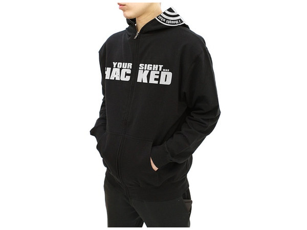 攻殻機動隊 Stand Alone Complex 笑い男 フルジップパーカー Black L 攻殻機動隊 Stand Alone Complex 笑い男 フルジップパーカー Black L